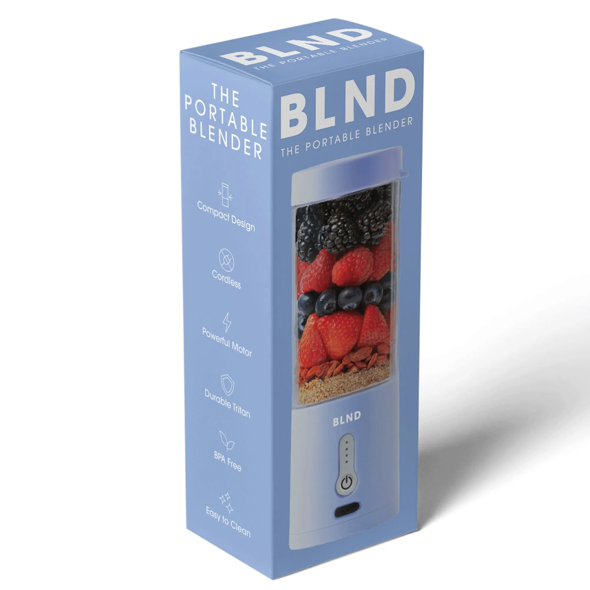 Portabel blender, blå, produktbillede 5 af 5, Blendere hos HomeNordic