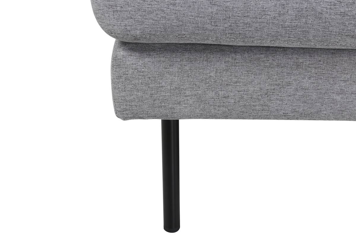 Polar - Sofa i U-form med gråt polyester stof – billede 19