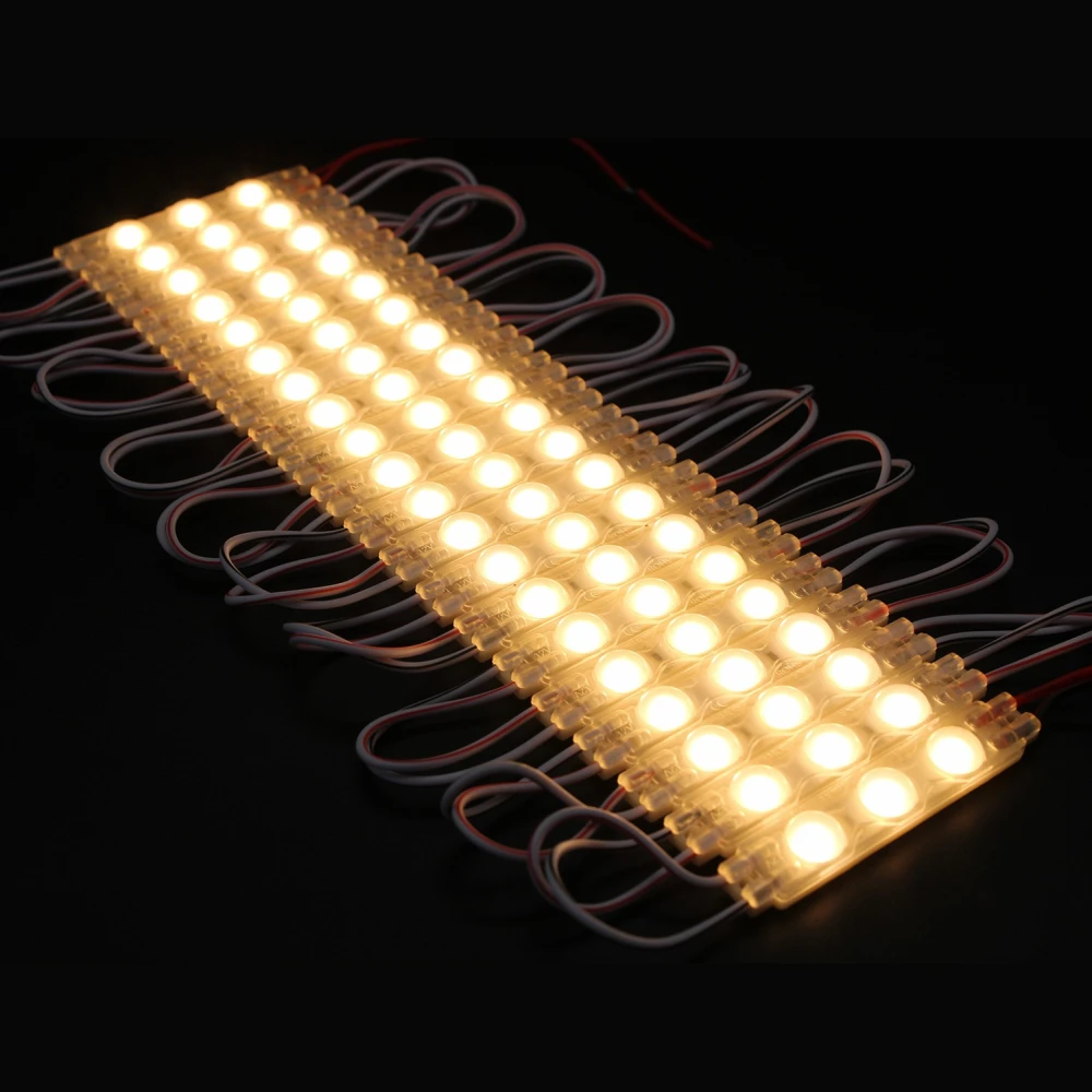 1,1W pr. stk Vandtæt varm hvid LED modul, LED moduler 12V/24V hos HomeNordic
