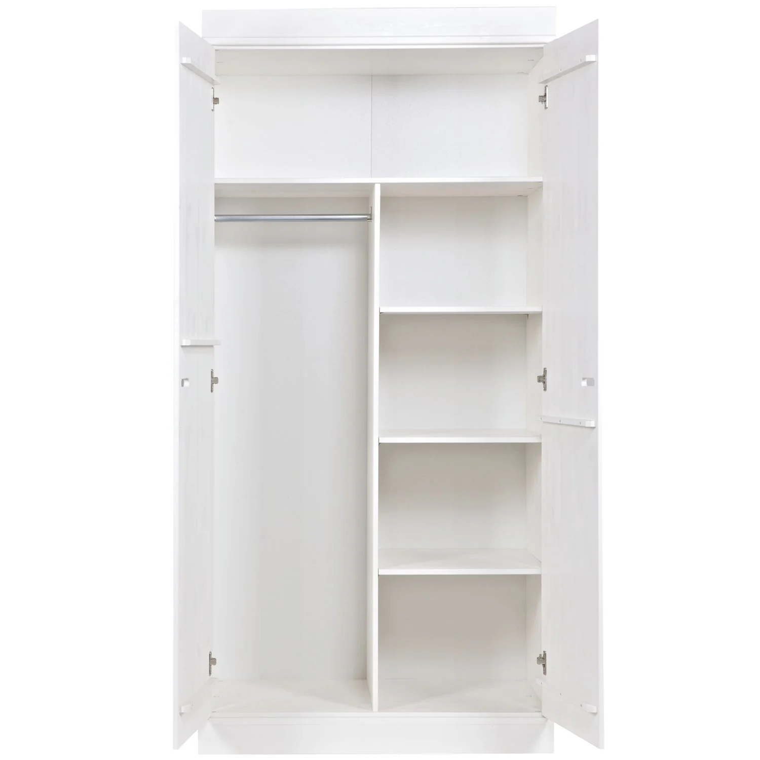 WOOOD - Connect/Lock Indretningspakke 2-Dørs Skab FSC 144x52x3 cm, produktbillede 4 af 4, Garderobeskabe hos HomeNordic