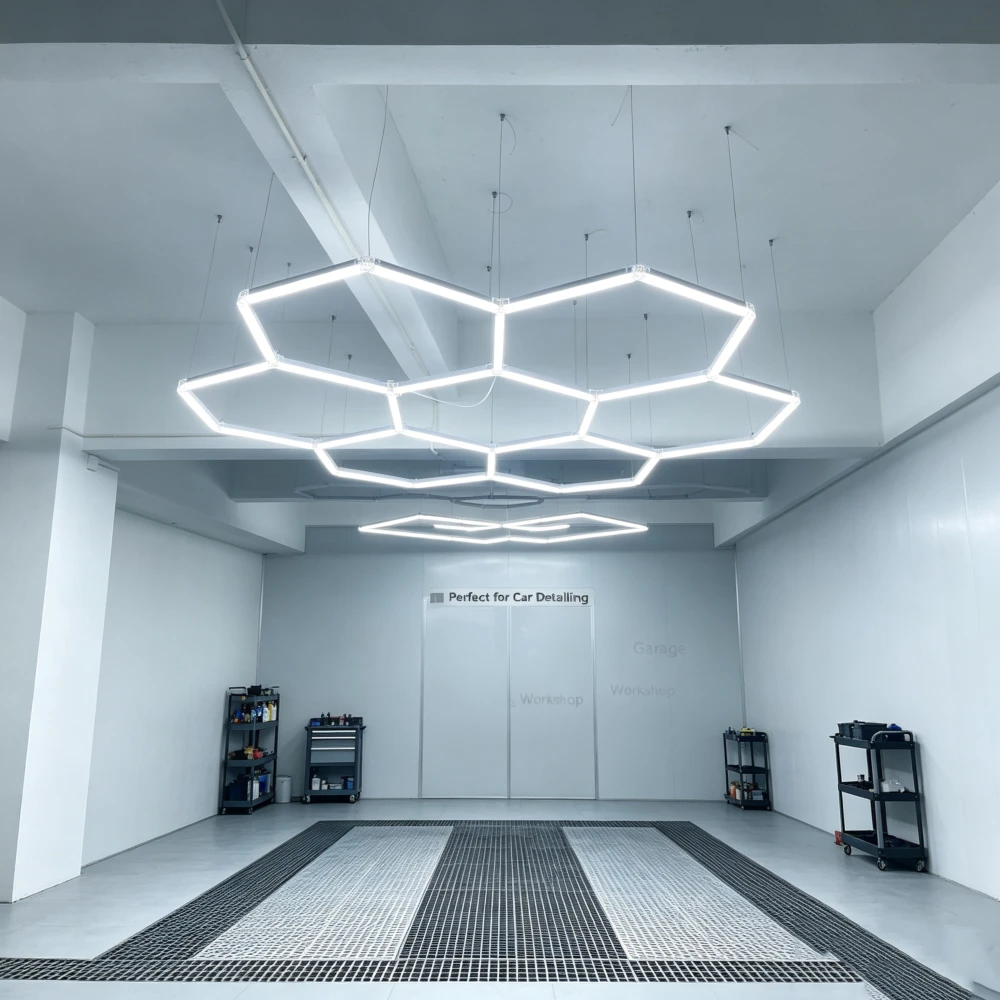 240W RA95 Hexagon LED 7 felter komplet sæt, Andre varer hos HomeNordic