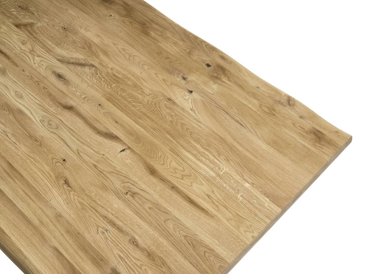 Atlantic spisebord med bølget kant 40 mm, m. udtræk, produktbillede 4 af 4, Spiseborde hos HomeNordic
