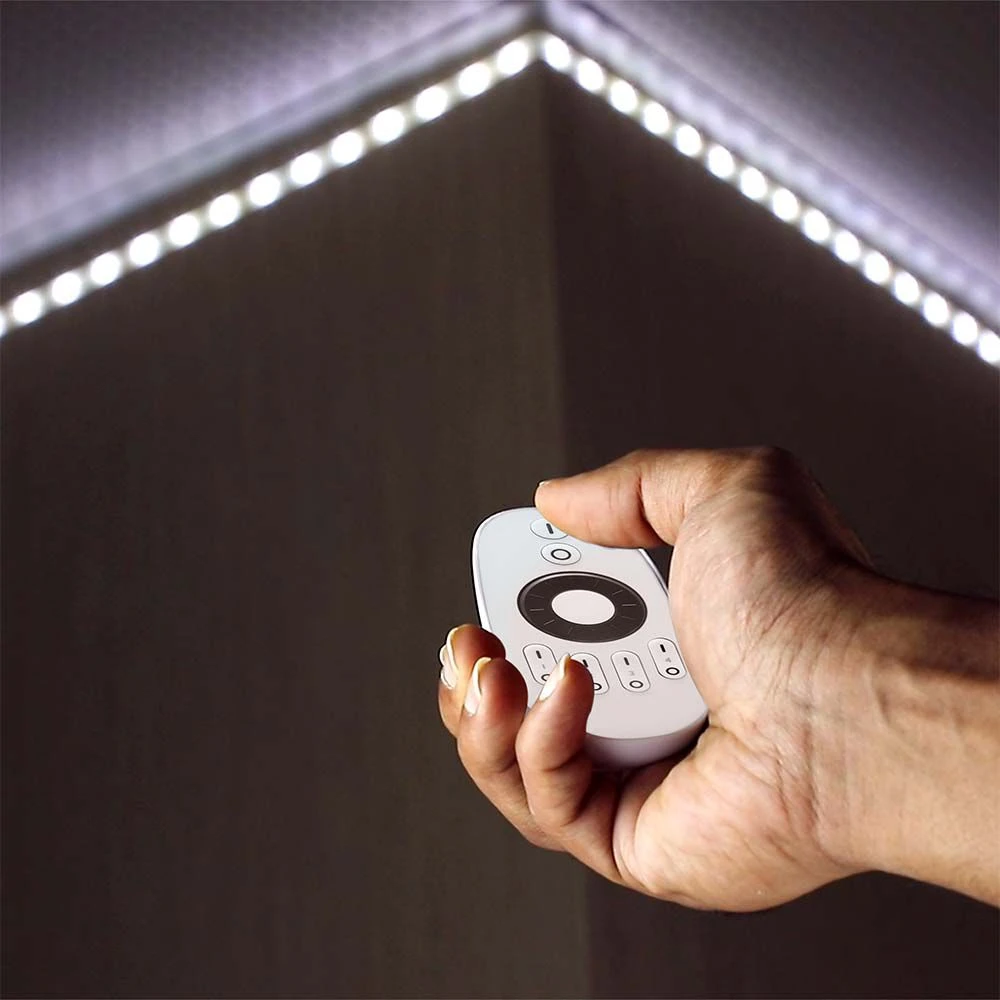 4-zoners RF fjernbetjening til LED strips, LED-strips hos HomeNordic