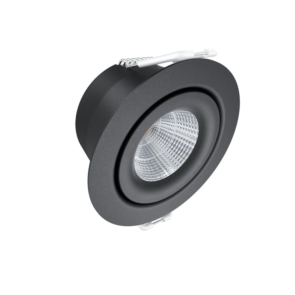 EVA 3 Udendørs LED Spot 4W 2700K 410Lm Ra97 Dæmpbar IP54 i Sort, Spots hos HomeNordic