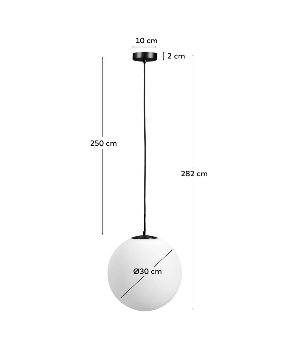 KAVE HOME Brisia loftlampe, produktbillede 2 af 4, Loftlamper hos HomeNordic