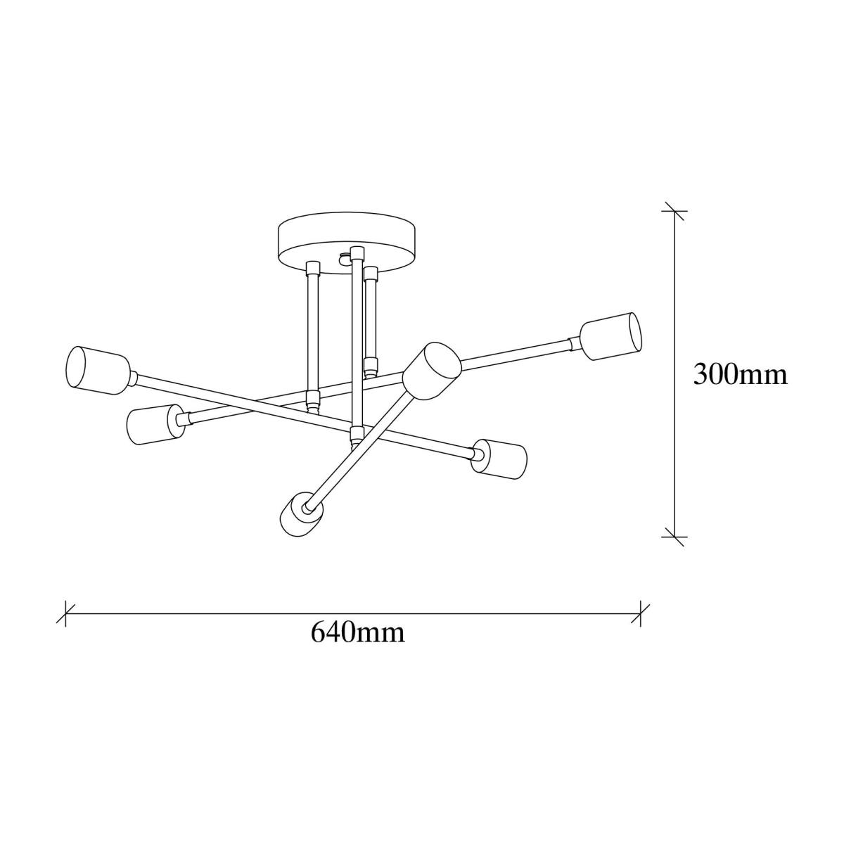 LUMI Seraphis loftlampe, produktbillede 2 af 11, Loftlamper hos HomeNordic