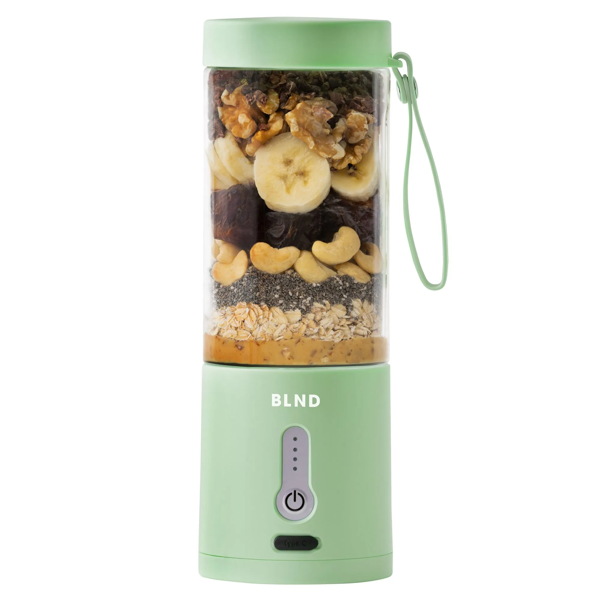Portabel blender, mint, produktbillede 2 af 5, Blendere hos HomeNordic