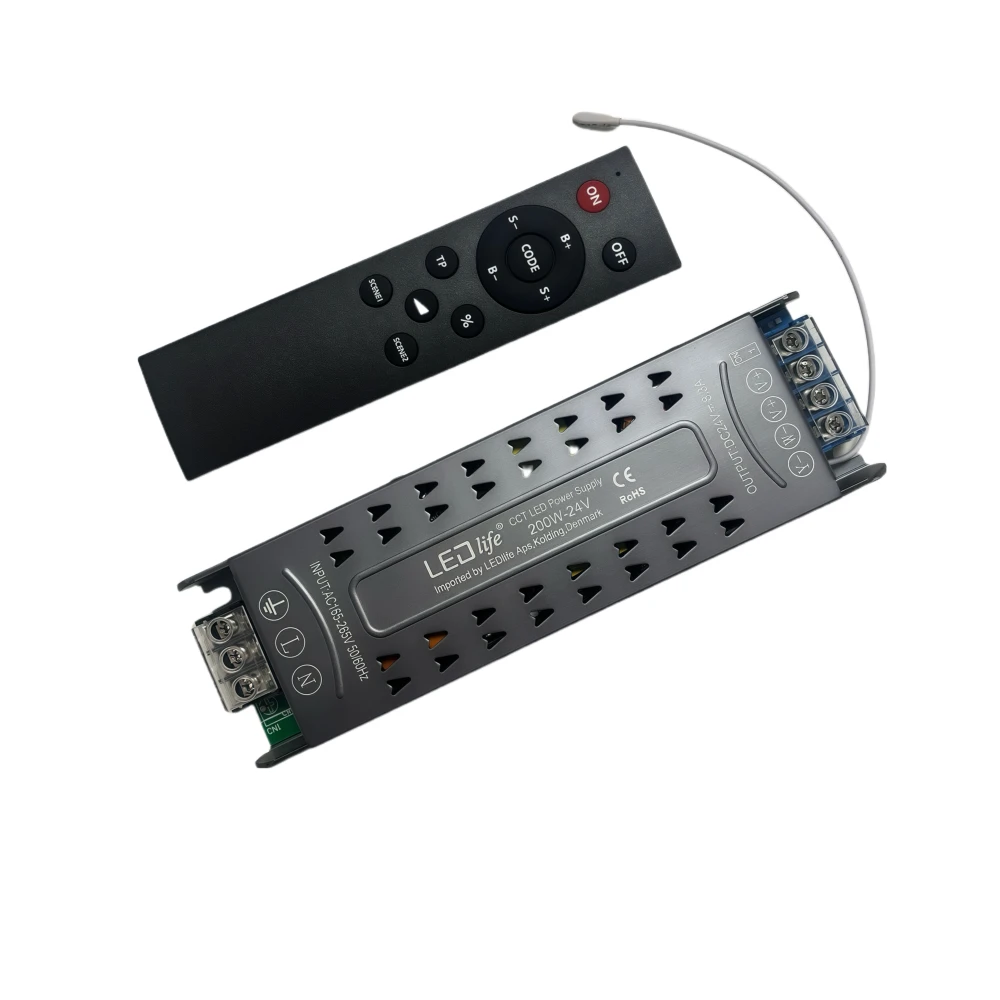 200W / 24V DC CCT strømforsyning, Strømforsyninger hos HomeNordic
