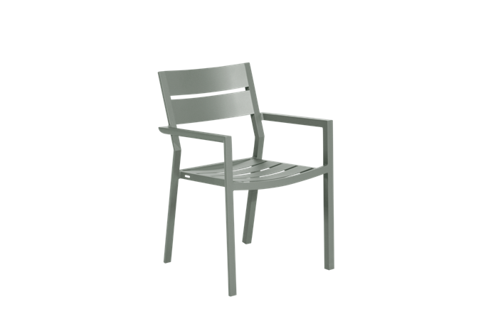Delia stabelstol dusty green alu, Sofaer & stole hos HomeNordic
