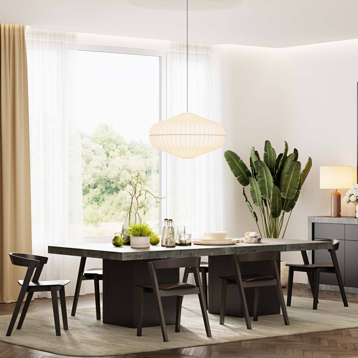 TEMAHOME Dusk Spisebord, produktbillede 2 af 2, Spiseborde hos HomeNordic