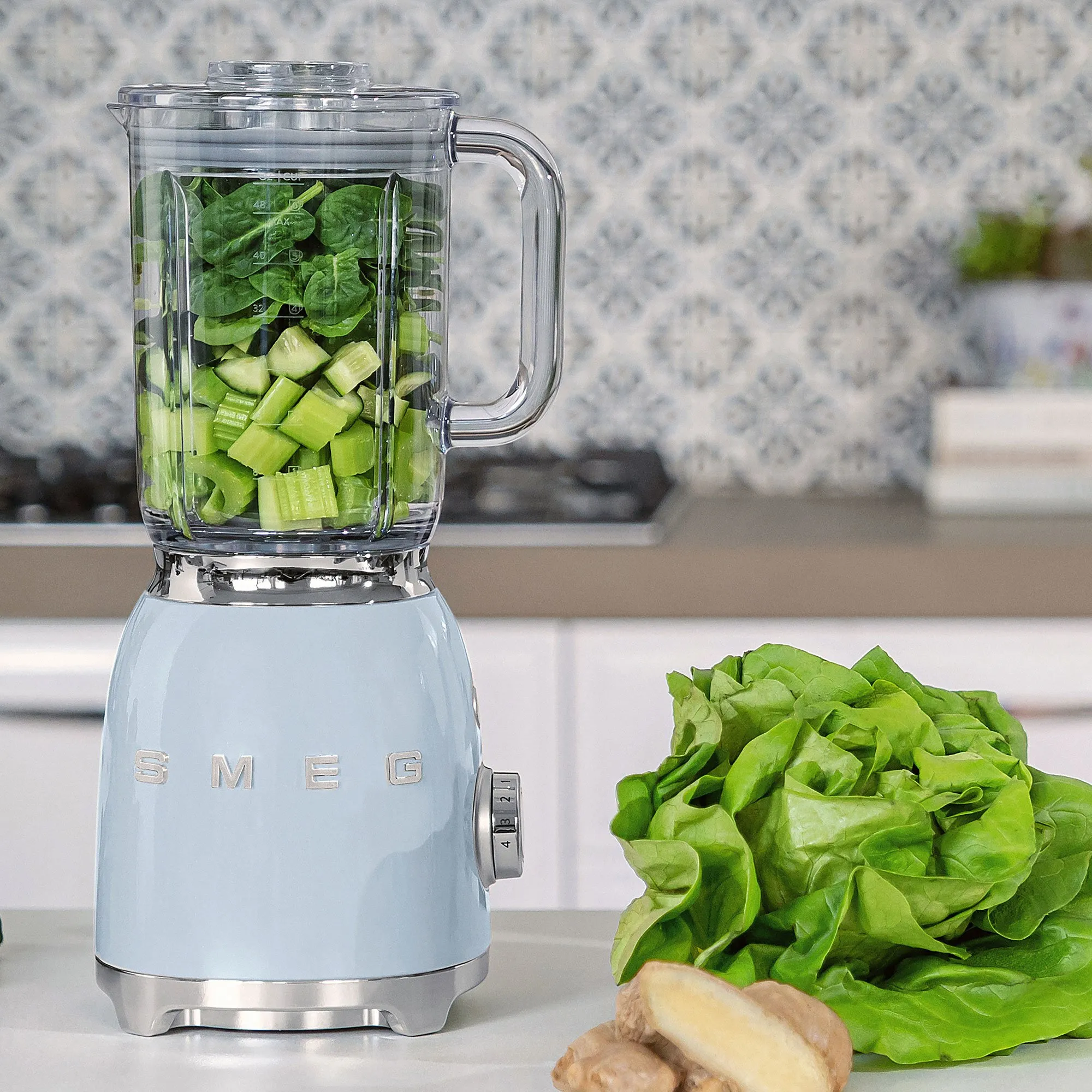 Tritan Renew blender 1,5 liter, pastelblå, produktbillede 5 af 6, Blendere hos HomeNordic