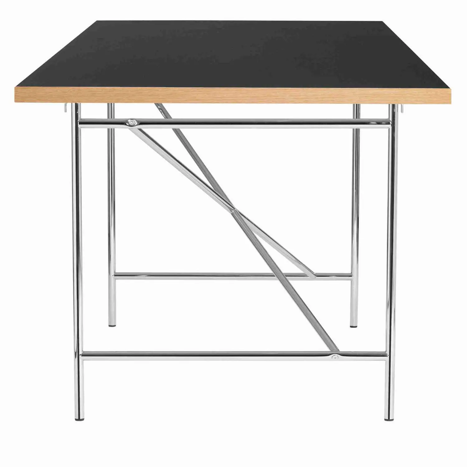PLEASE WAIT TO BE SEATED EIERMANN1 SKRIVEBORD SORT BORDPLADE/CHROMESTEL, Sideborde hos HomeNordic
