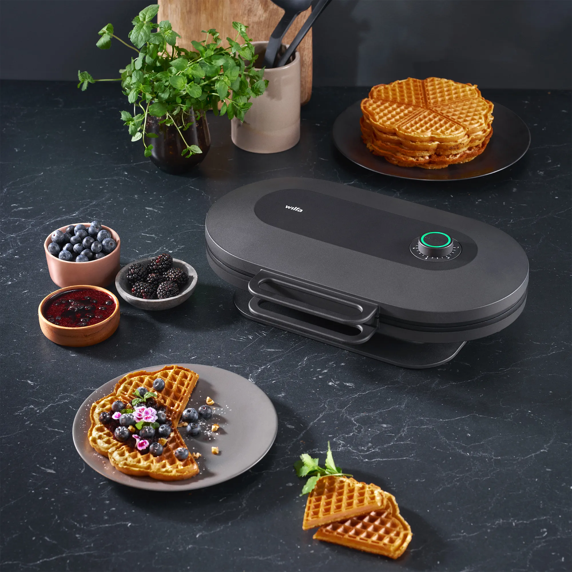Wilfa WM5DB-200P Double Joy vaffeljern, produktbillede 6 af 7 hos HomeNordic