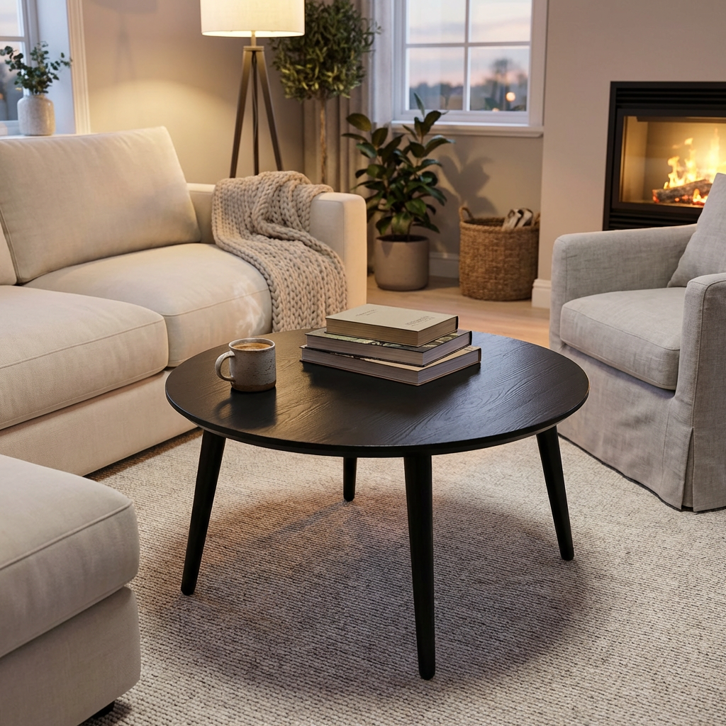 Cross- Sofabord i sort metal og glas, produktbillede 7 af 24, Moderne designs hos HomeNordic