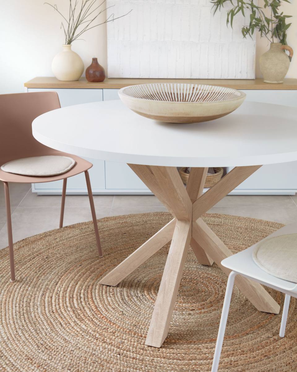 KAVE HOME Fuld Argo spisebord, rund, produktbillede 6 af 6, Spiseborde hos HomeNordic
