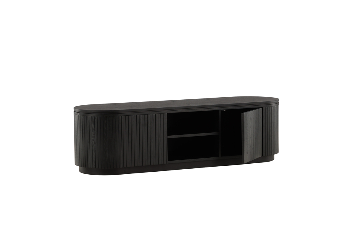VIND COLLECTION Fjällbacka TV-bord, m. 2 låger og hylder, produktbillede 3 af 13, TV-borde hos HomeNordic