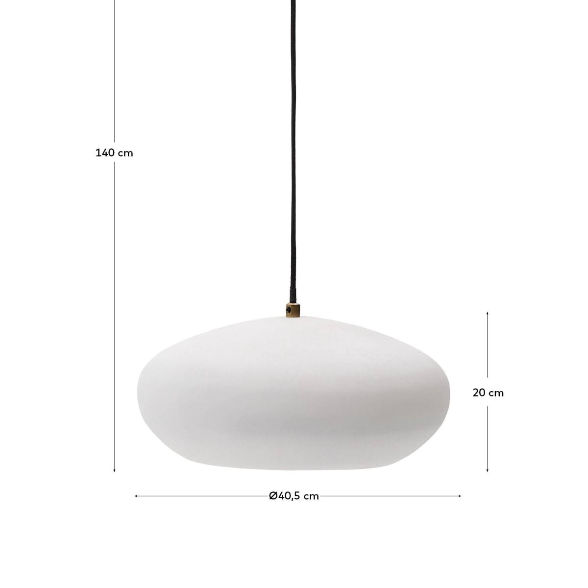 KAVE HOME Inda loftlampe, rund, produktbillede 2 af 4, Loftlamper hos HomeNordic