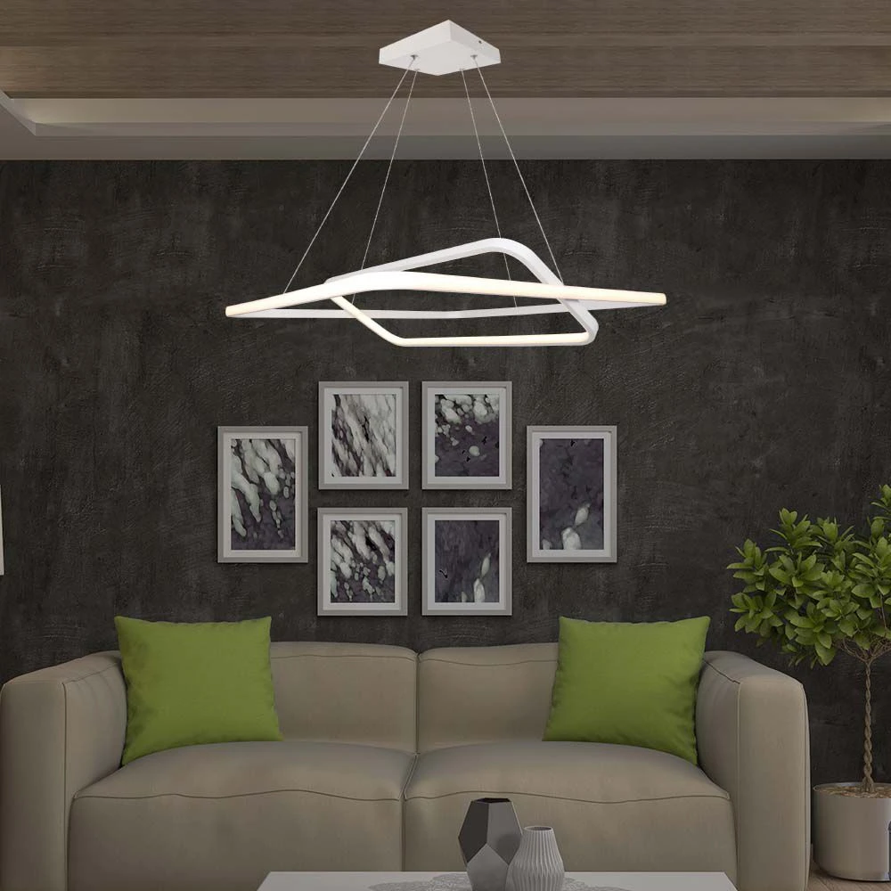 60x60cm 48W LED pendel, dæmpbar, Pendler hos HomeNordic