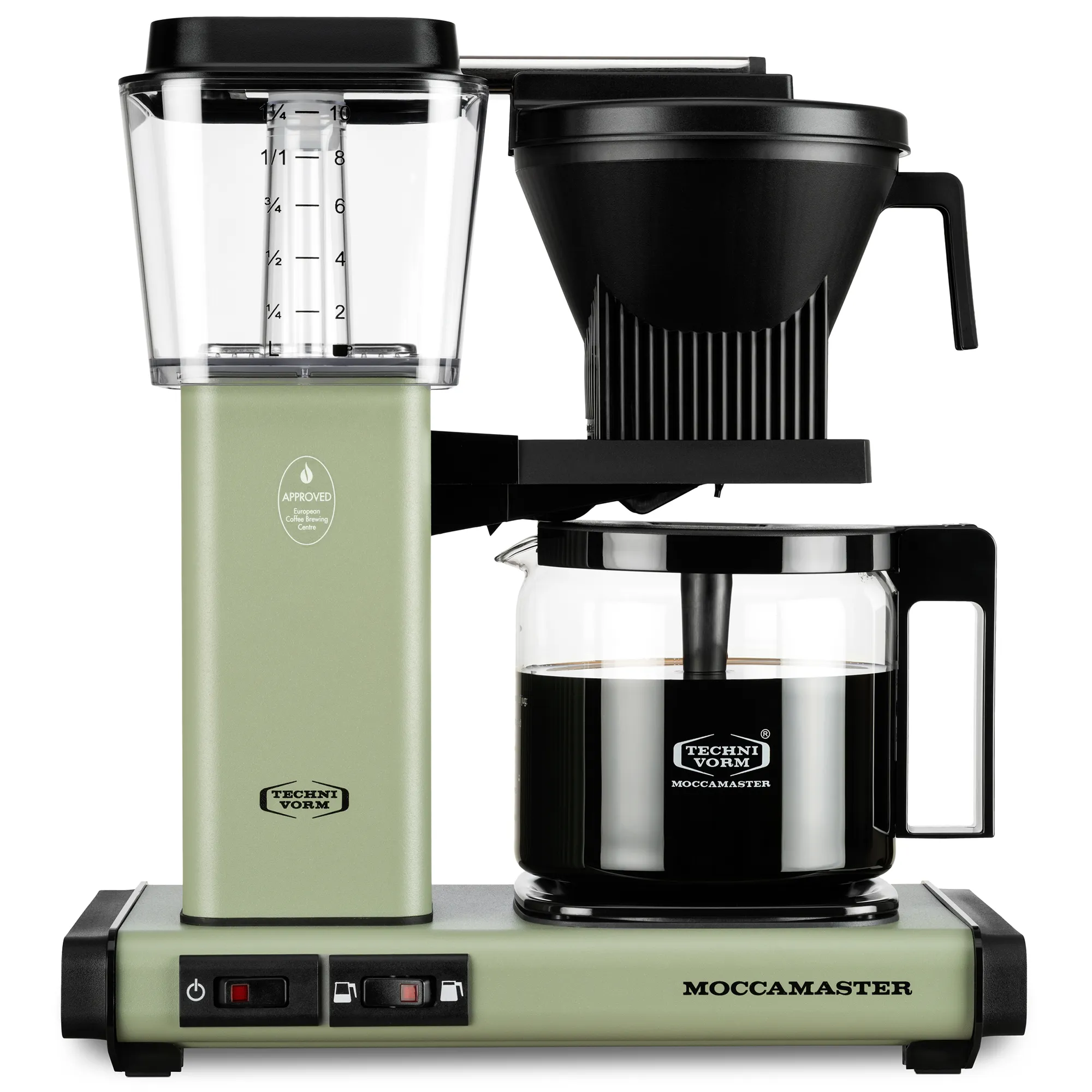 Optio kaffemaskine 1,25 liter, eukalyptus, Kaffemaskiner hos HomeNordic