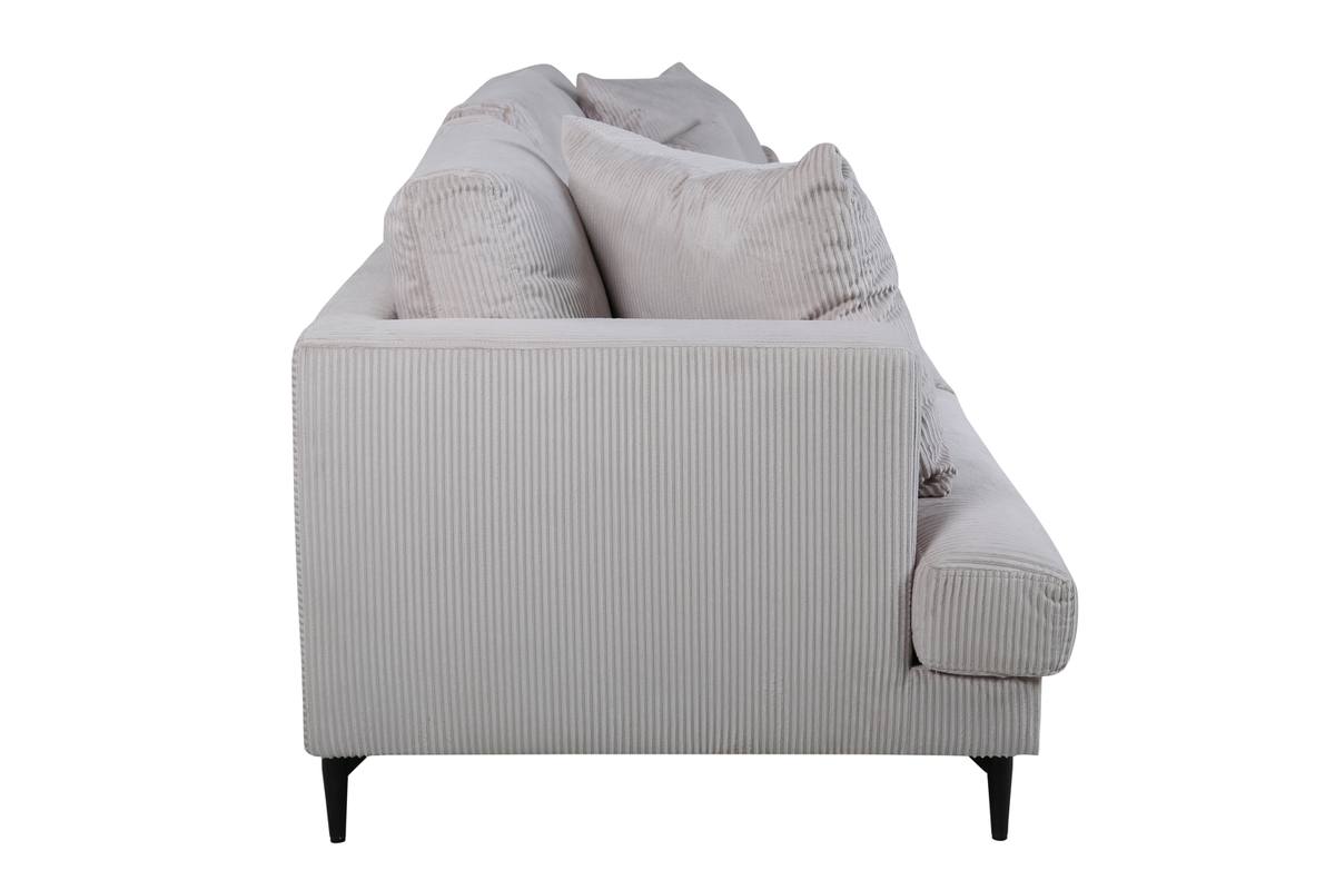 Warden - Sofa 3-personers i polyester fløjl, produktbillede 8 af 12, Sofaer hos HomeNordic