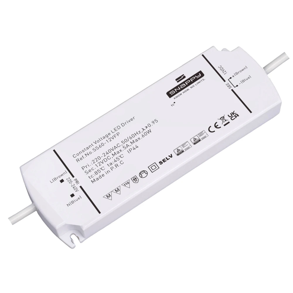 Snappy 60W / 24V DC strømforsyning, Strømforsyninger hos HomeNordic