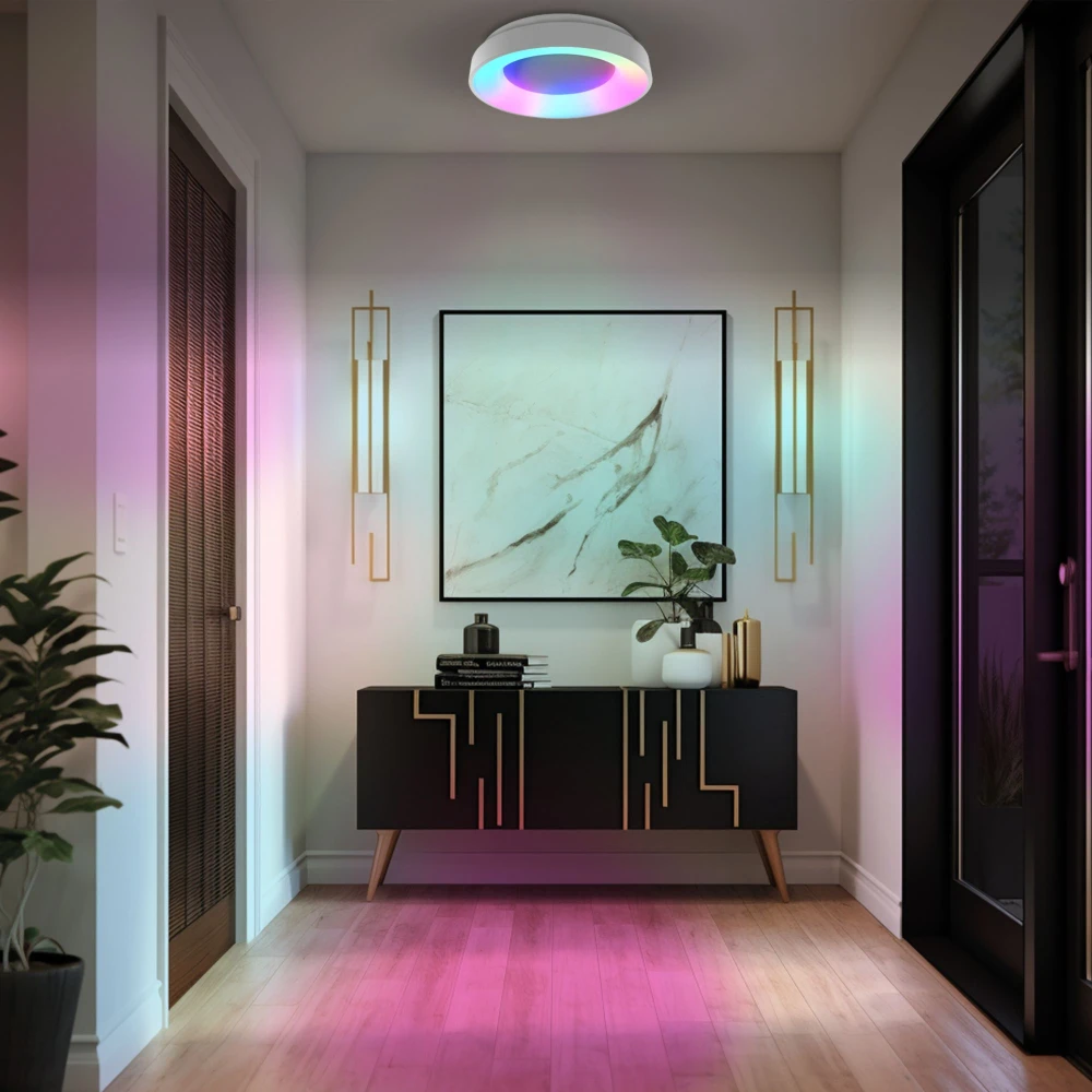 72W LED dæmpbar loftlampe med RGB+CCT, Loftlamper hos HomeNordic
