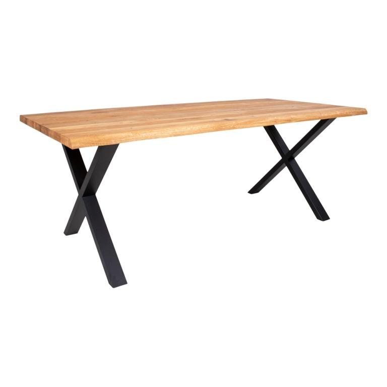 Klampenborg plankebord 200 x 95 cm bordplade af olieret eg., Spiseborde hos HomeNordic