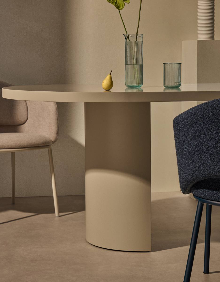 KAVE HOME Nealy spisebord, oval, produktbillede 5 af 6, Spiseborde hos HomeNordic