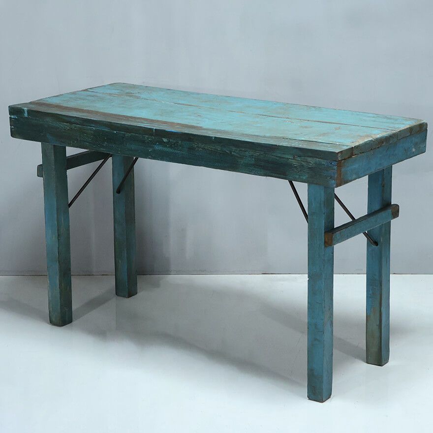 Tian - Indskudsbord i rustikt træ og metal, produktbillede 7 af 11, Moderne designs hos HomeNordic