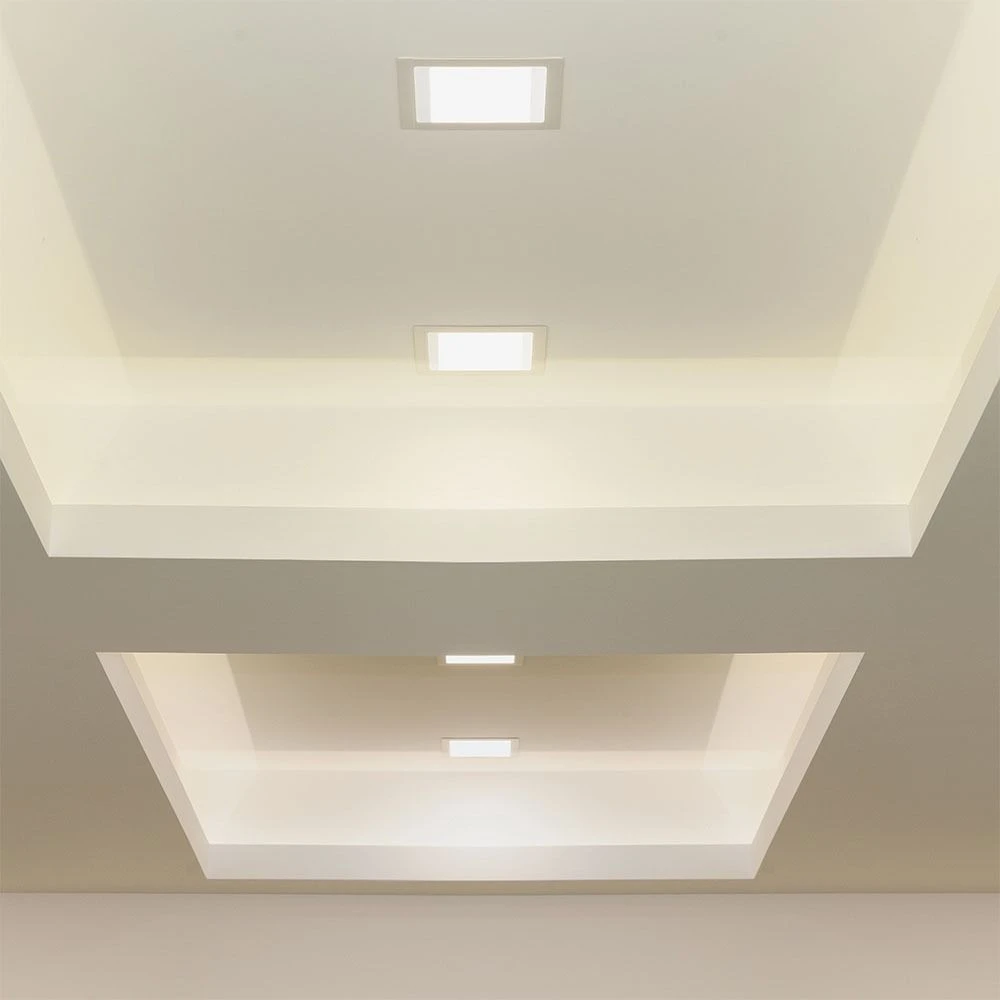 3W 8,4x8,4cm LED indbygningspanel, LED indbygningspaneler hos HomeNordic