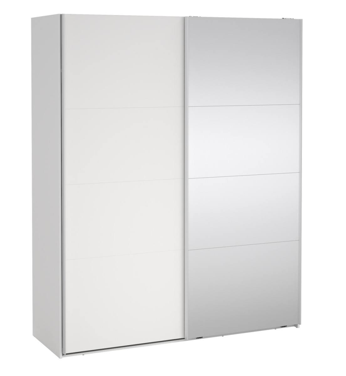 Smart 220 garderobeskab 178,5cm bredt, med spejl og skydedøre, samles, produktbillede 2 af 2, Spejle hos HomeNordic