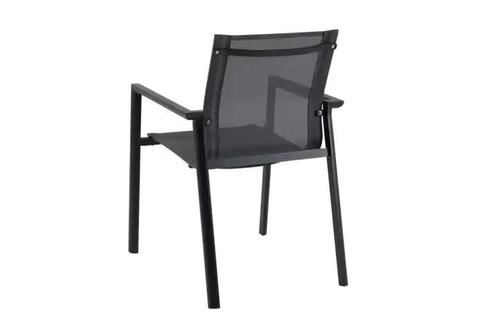 Delia stabelstol sort, produktbillede 2 af 2, Sofaer & stole hos HomeNordic