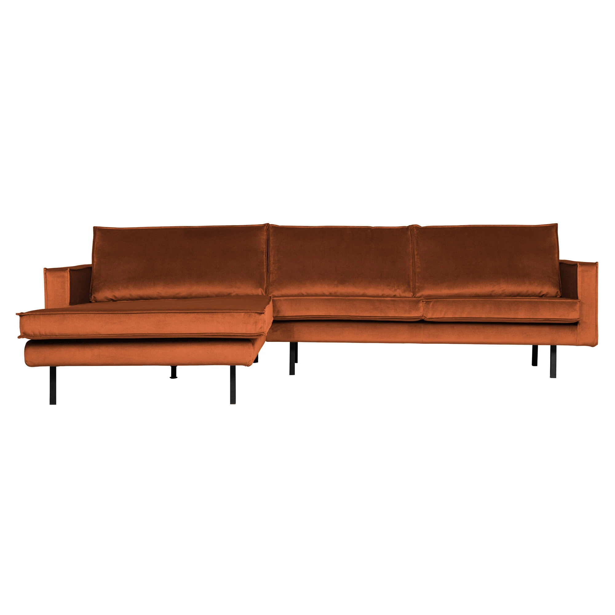 Rodeo Chaiselong Venstrevendt Velour, produktbillede 4 af 4, Sofaer hos HomeNordic