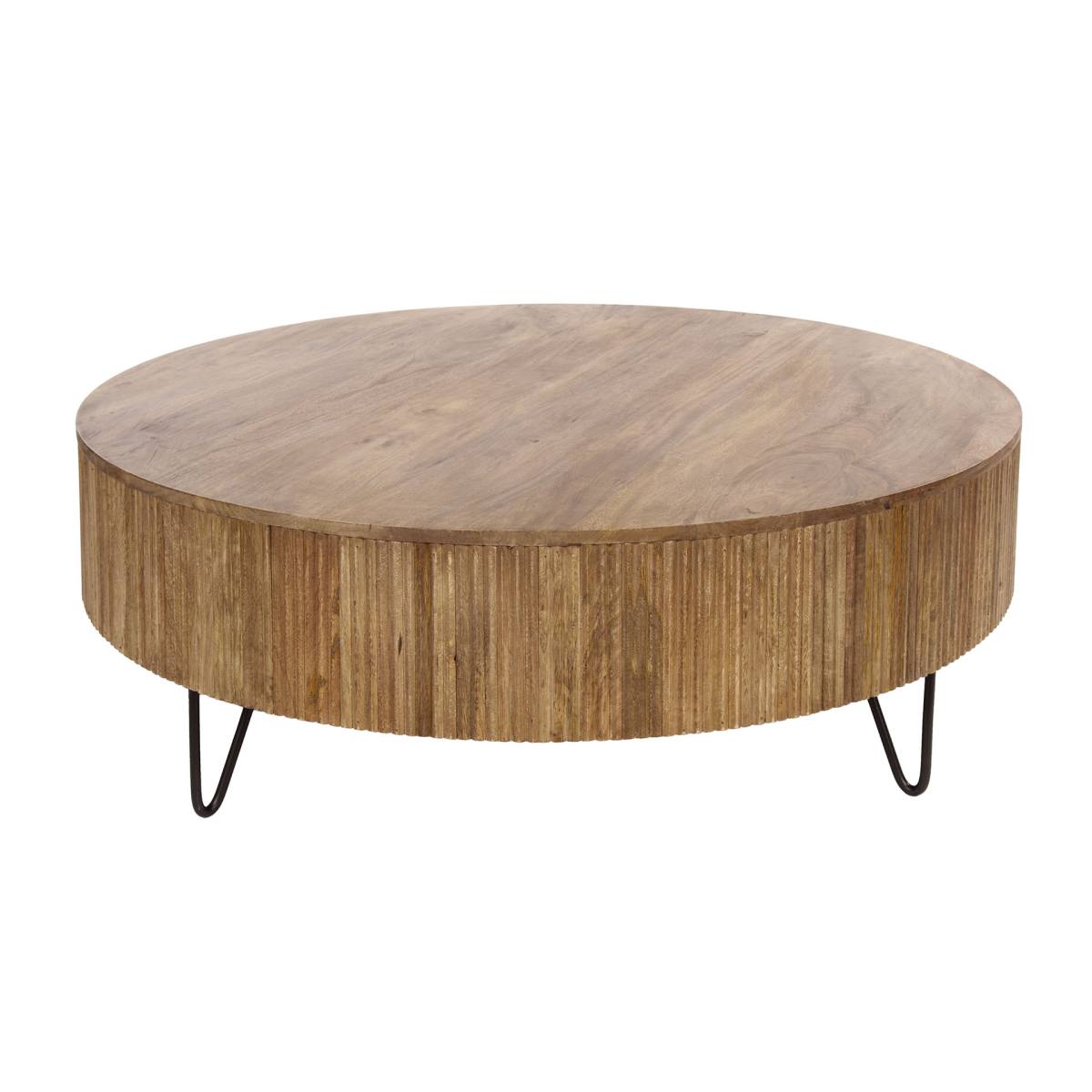 Selva - Sofabord i mangotræ med metalben, produktbillede 2 af 4, Moderne designs hos HomeNordic