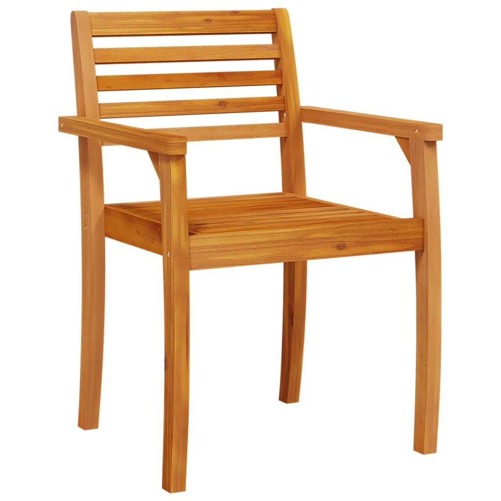 Havestole 59x55x85 Cm Massivt Akacietræ, produktbillede 4 af 11, Havestole i akacietræ hos HomeNordic