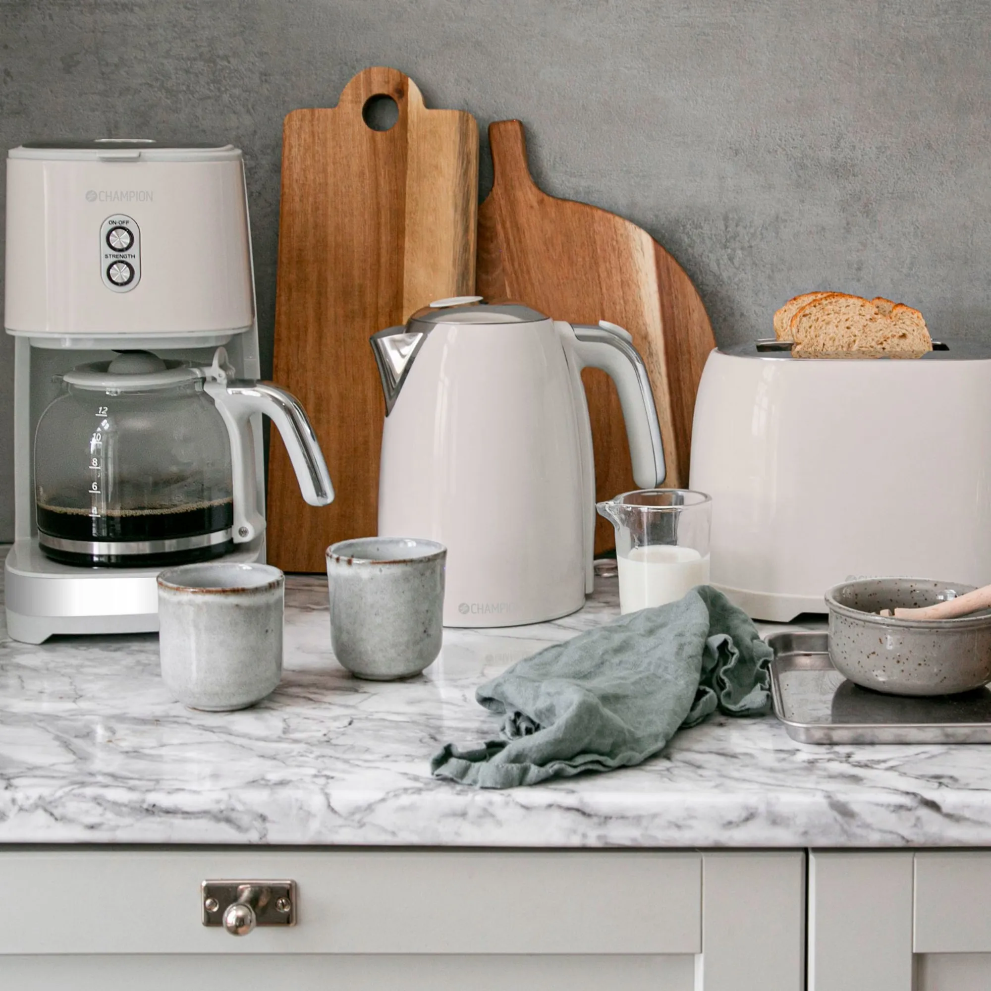 Creme White morgenmadspakke, 3 dele, produktbillede 2 af 6, Kaffemaskiner hos HomeNordic