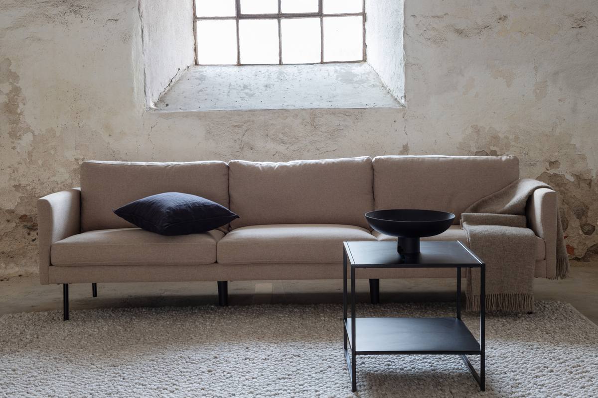 Polar - Sofa 3-personers i brunt stof – billede 4