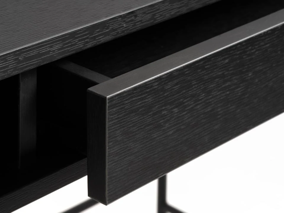 Pensacola Skrivebord, Sort Melamin, 120x60x76 cm, produktbillede 16 af 18, Skriveborde hos HomeNordic