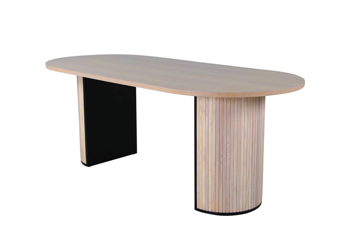 VENTURE DESIGN Bianca spisebord, oval, produktbillede 2 af 12, Spiseborde hos HomeNordic