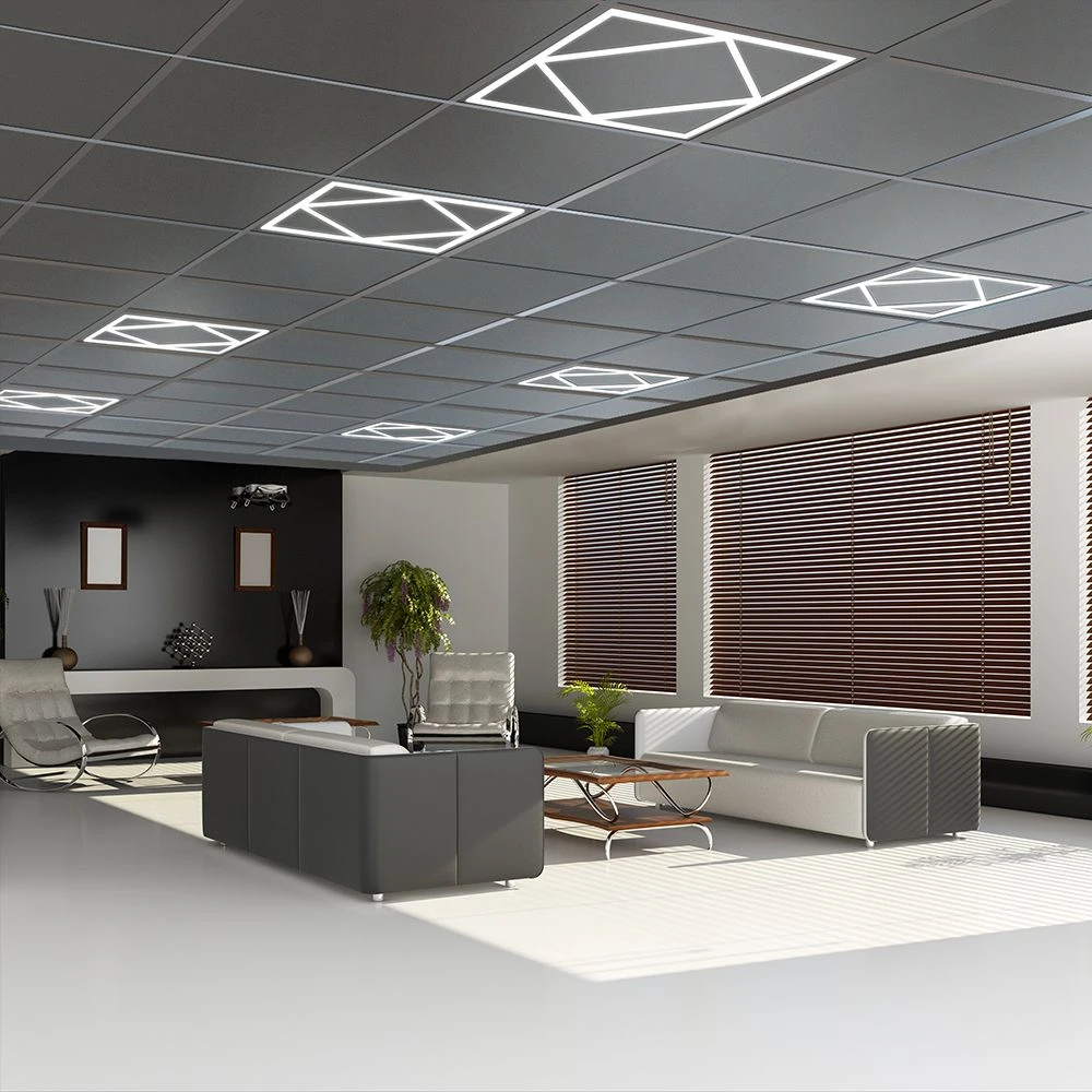 Hexagon Diamant 60x60 LED Panel, 60W, LED-paneler hos HomeNordic