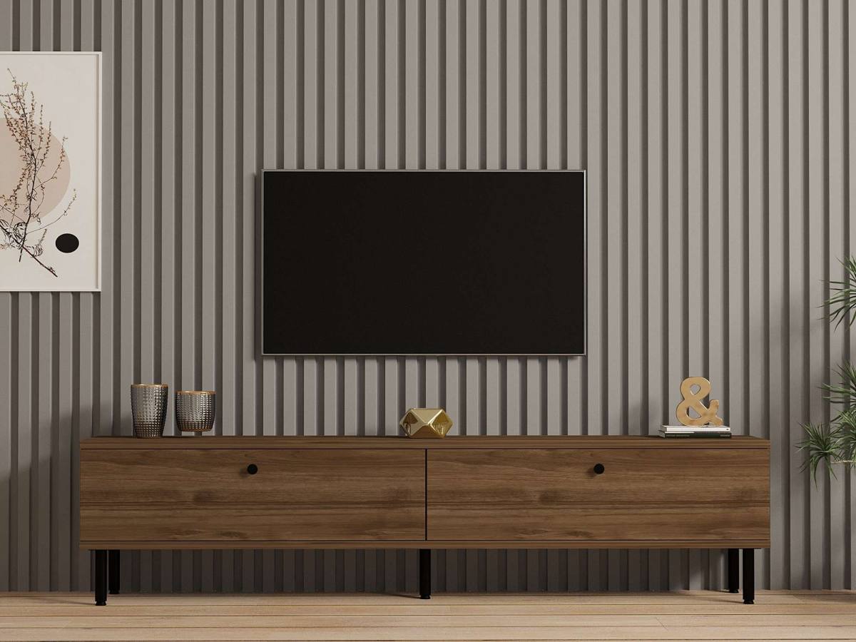 FUNZI LIVING Nantes TV-bord, m 2 låger, produktbillede 6 af 6, TV-borde hos HomeNordic