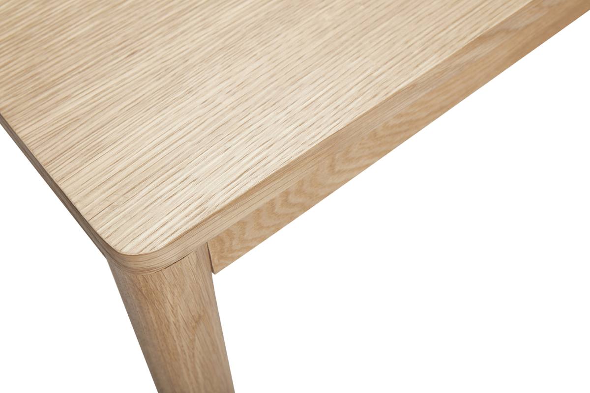 HÜBSCH ACORN SPISEBORD EGETRÆ NATUR, produktbillede 4 af 8, Spiseborde hos HomeNordic