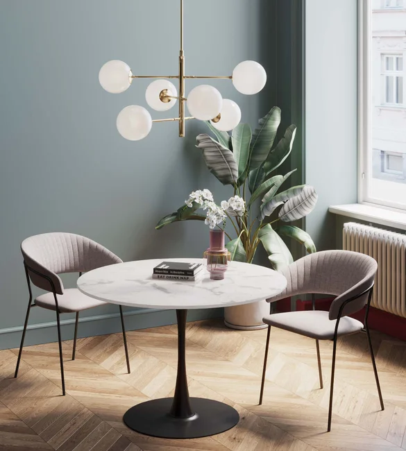KARE DESIGN Schickeria spisebord, rund, produktbillede 2 af 2, Spiseborde hos HomeNordic