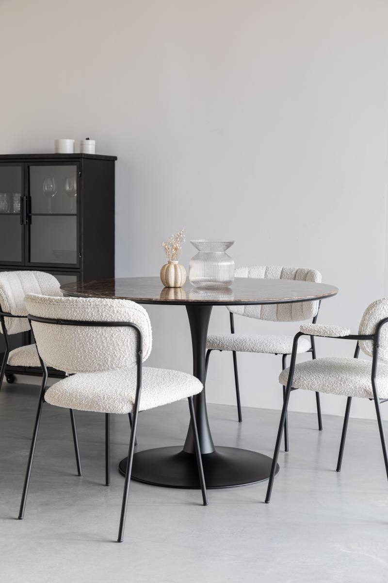 WHITE LABEL LIVING Maru spisebord, rund, produktbillede 8 af 11, Spiseborde hos HomeNordic