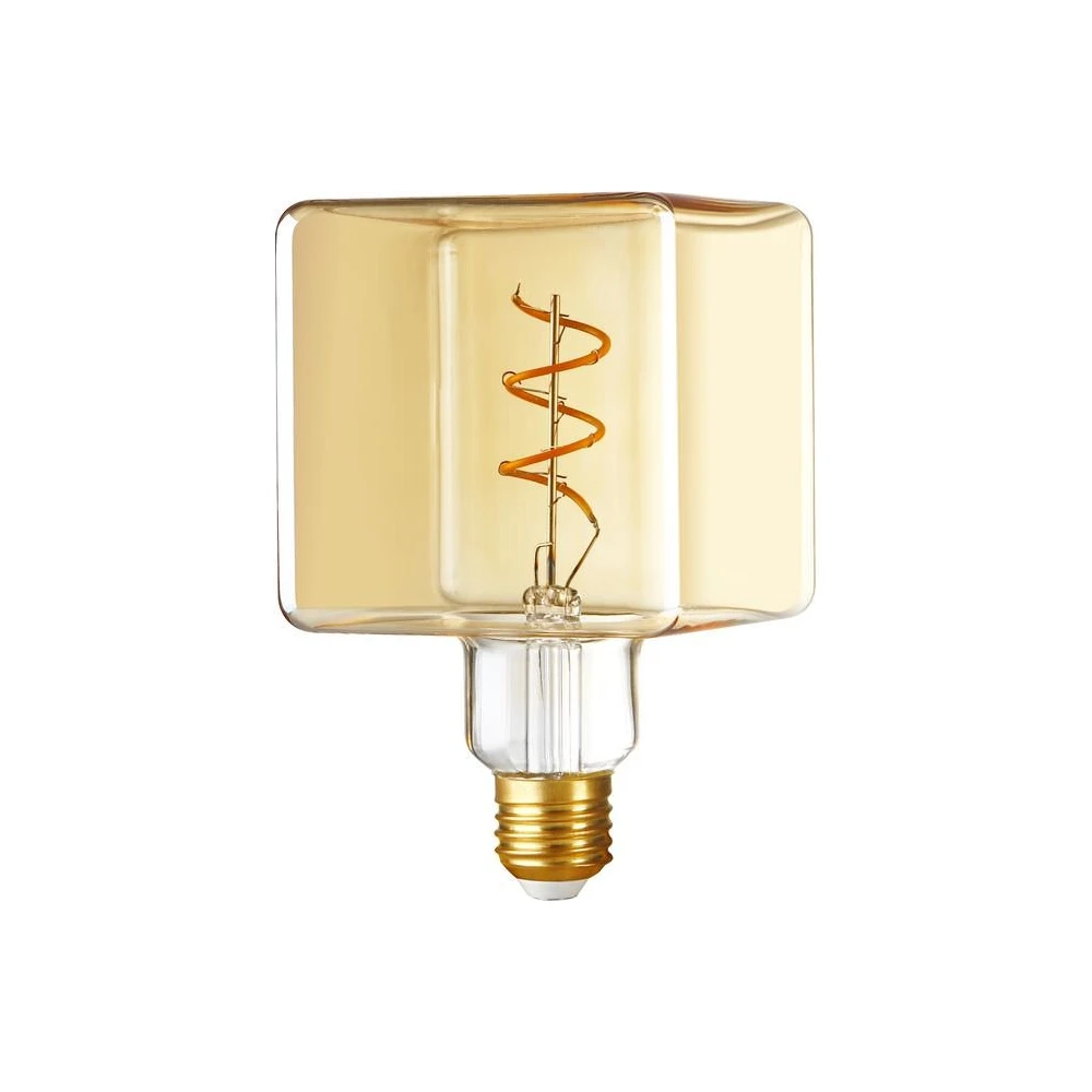 E27 4W LED Filament Ice Cube C95 dæmpbar, Glas hos HomeNordic