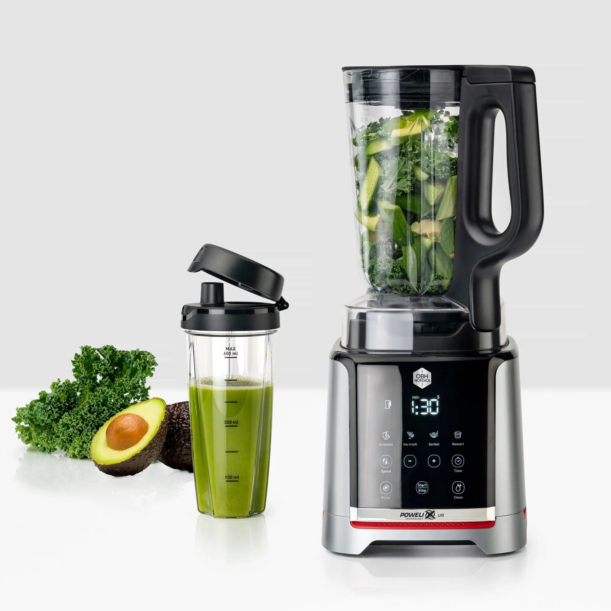 Infiny Mix+ blender med takeaway-flaske, produktbillede 2 af 11, Blendere hos HomeNordic