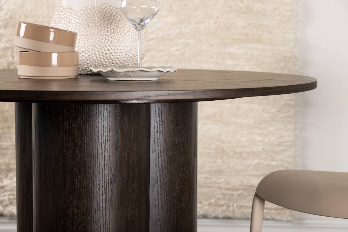 VENTURE DESIGN Olivia spisebord, rund, produktbillede 6 af 8, Spiseborde hos HomeNordic