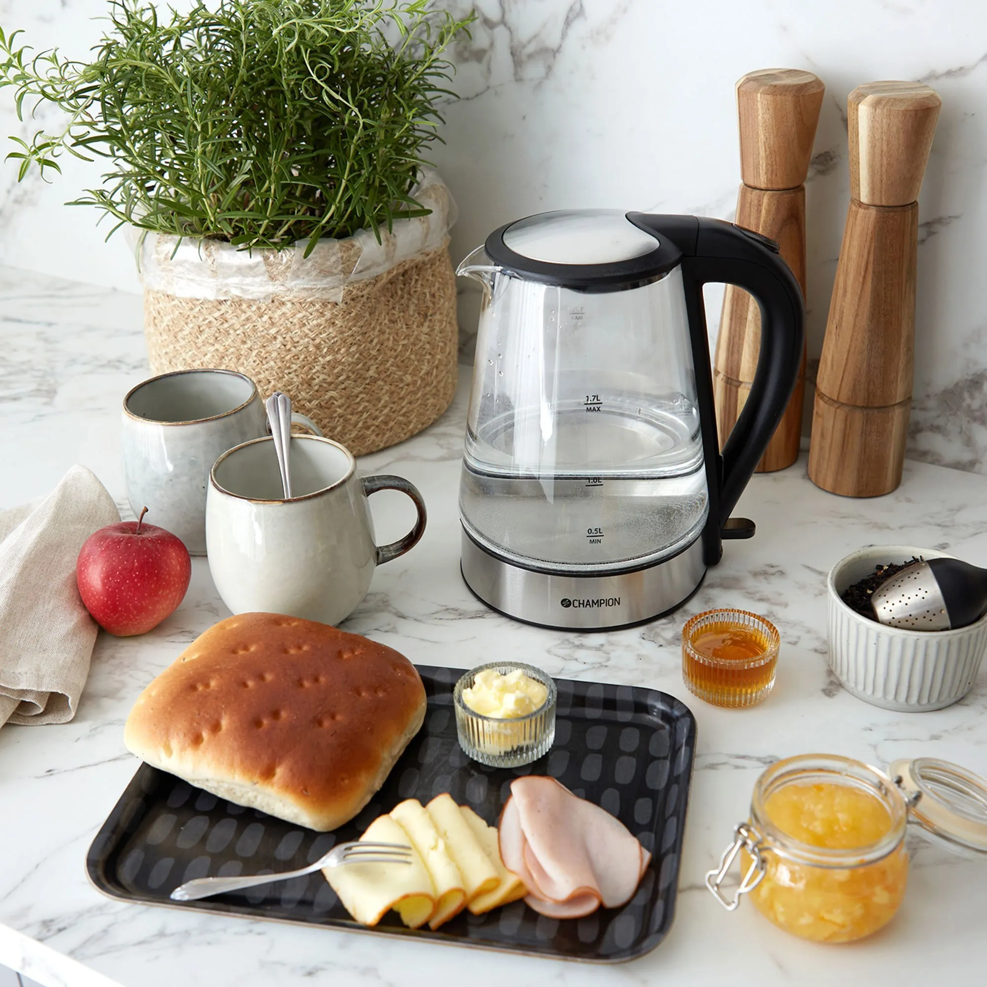 VK220 elkedel 1,7 liter, glas, produktbillede 3 af 4, Elkedler hos HomeNordic