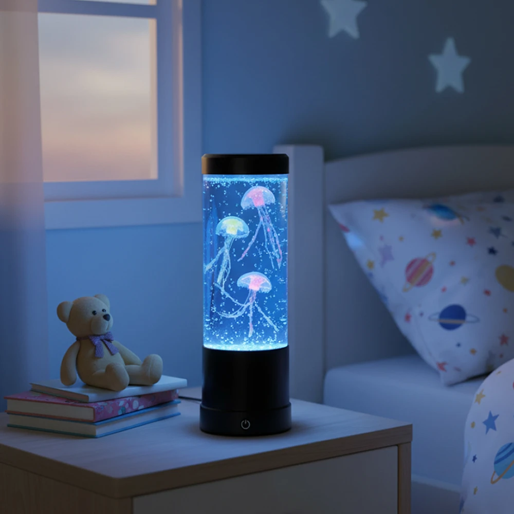 Jellyfish RGB 25cm høj lampe, Belysning hos HomeNordic