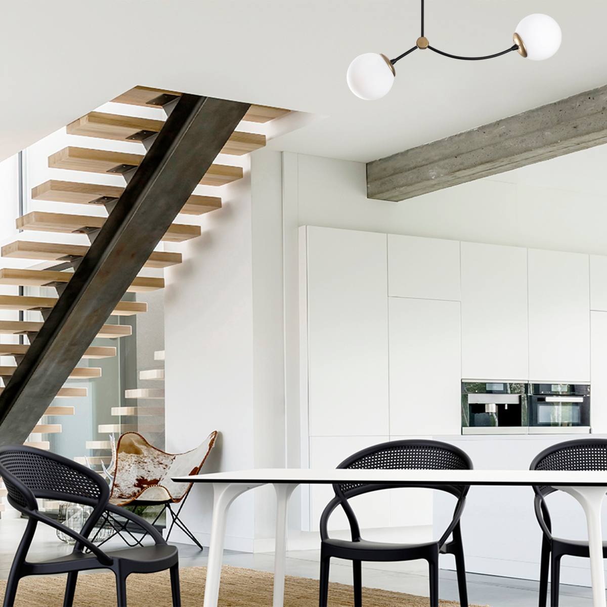 LUMI Tarragona loftlampe, produktbillede 6 af 7, Loftlamper hos HomeNordic